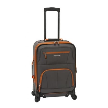 Rockland PASADENA 19 in. EXPANDABLE SPINNER CARRY ON - CHARCOAL F2281-CHARCOAL